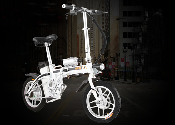 Una bicicletta elettrica adulta da 250 watt, piccola bici elettrica pieghevole con una - piegatura del bottone